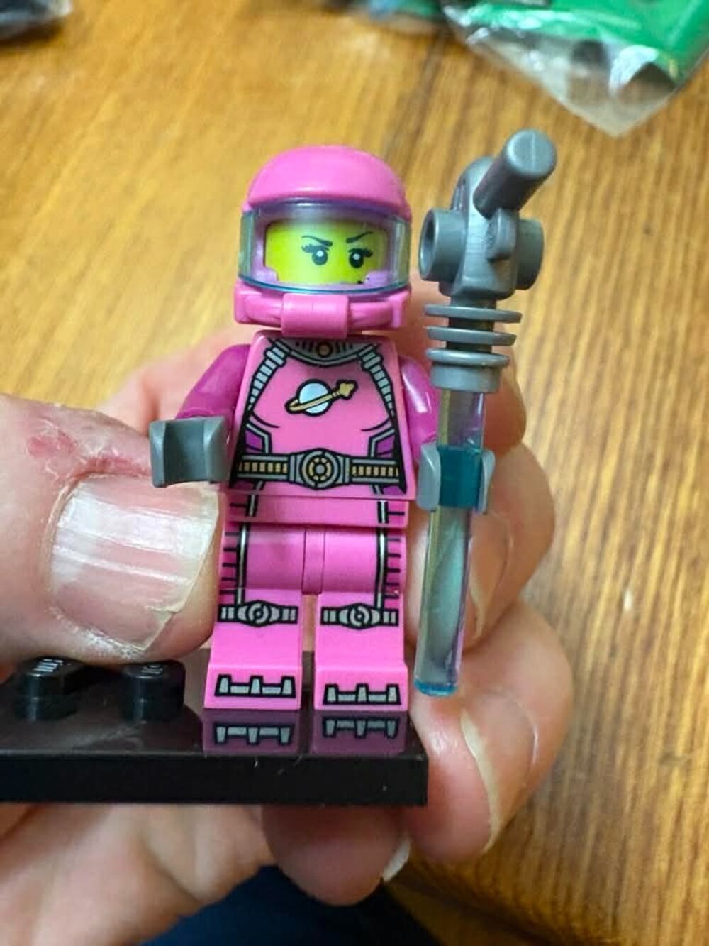 Series 6 Intergalactic Girl Lego Minifigure